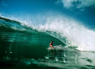 Girls surf too