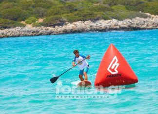 Ο Νίκος Συρίγος στο παγκόσμιο πρωτάθλημα SUP της ISA στη Βραζιλία
