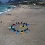 Surfing Crete