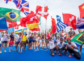 Ο Νίκος Συρίγος στο 2018 ISA World SUP & Paddleboard Championship