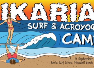 Ikaria Surf & Acro Yoga Camp Ikaria surf school camp